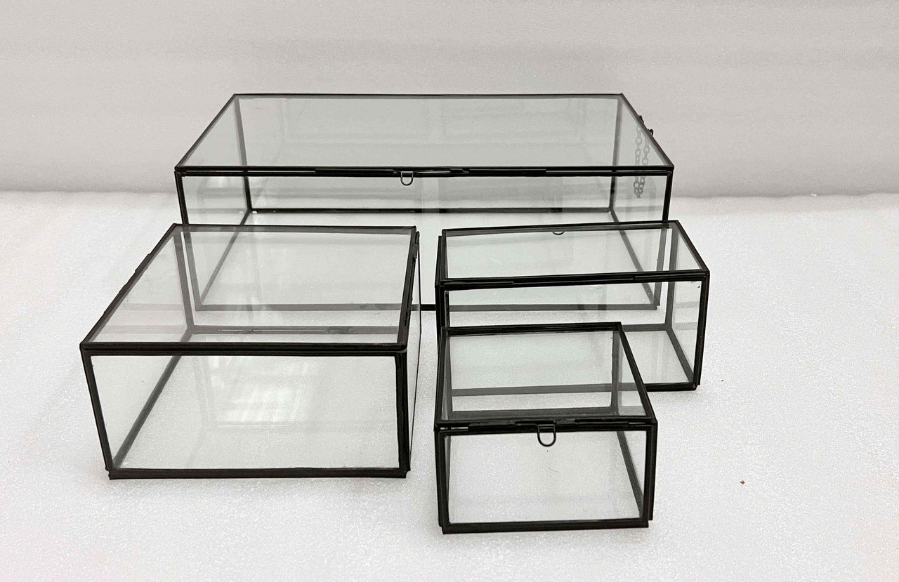 Amara Glass Keepsake Storage Boxes