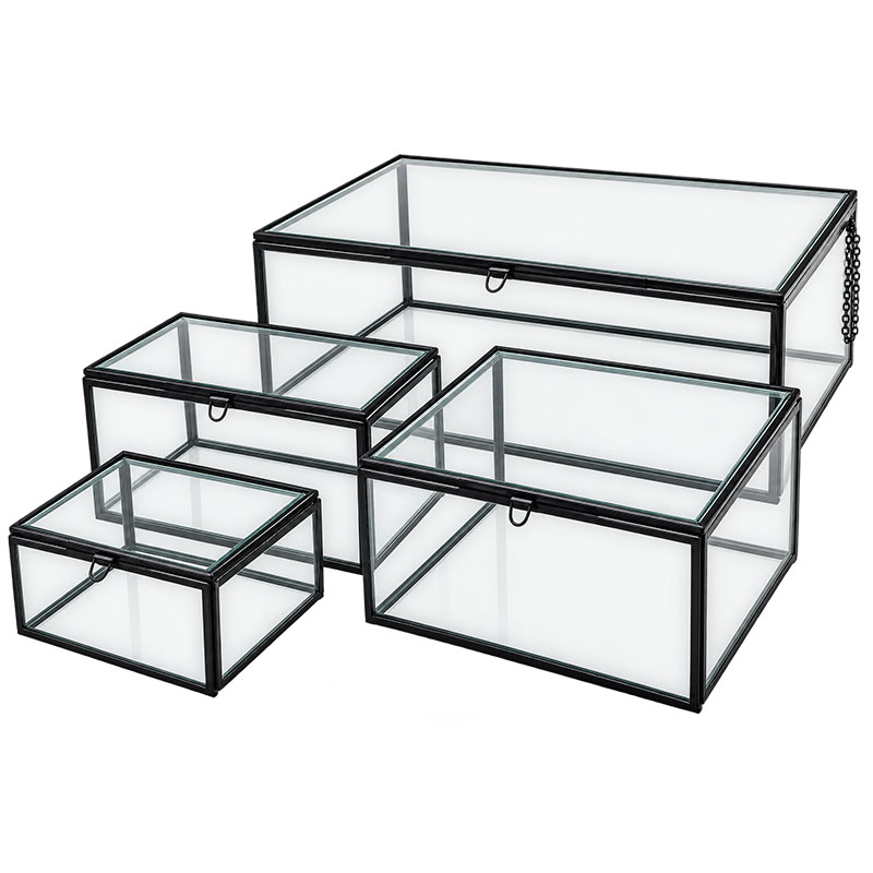 Amara Glass Keepsake Storage Boxes