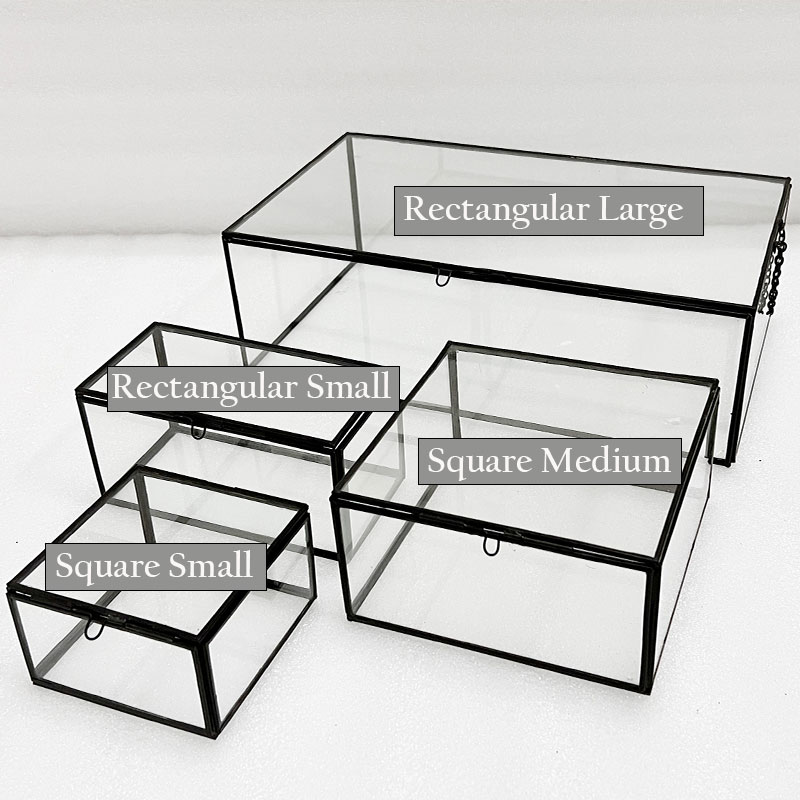 Amara Glass Keepsake Storage Boxes