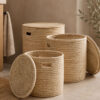 Jody Laundry Baskets (Single Weave) with Lid