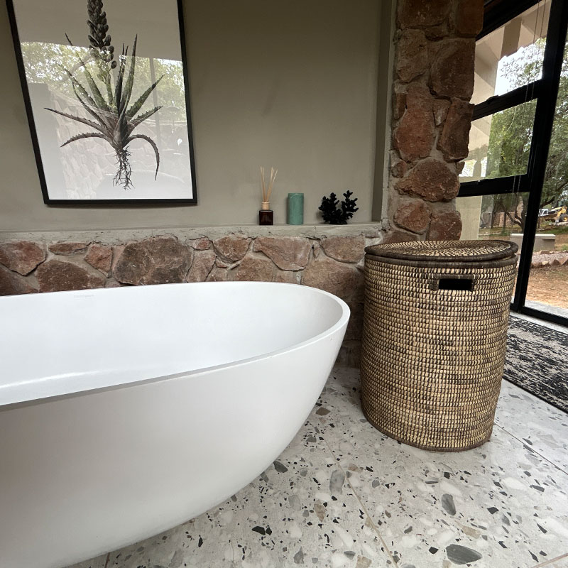 Juti-baskets.jpglife Juti Laundry Basket (Natural & Black) with Lid