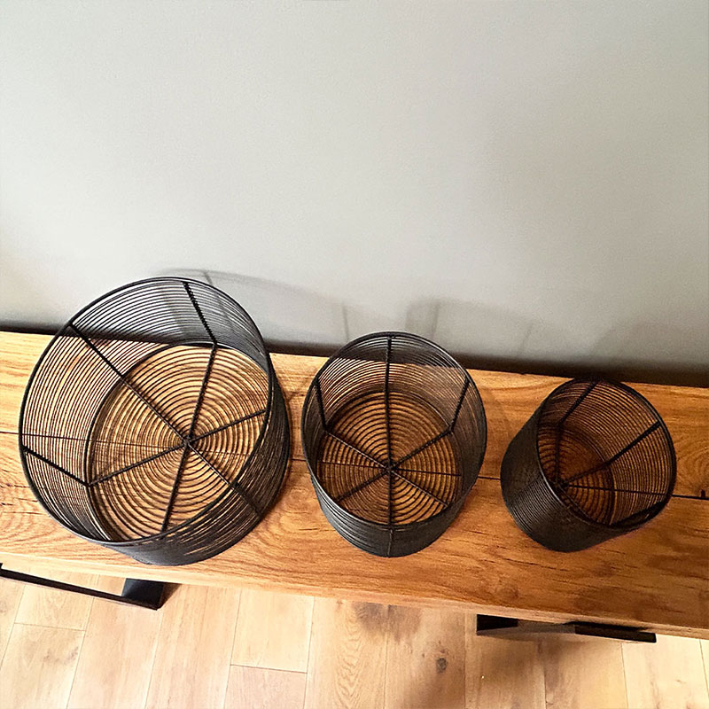 Kumi-Wire-Storage-Baskets---Copper.jpg-2 Kumi Wire Storage Baskets