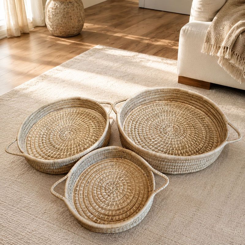 Untitled-1 Sabi Round Baskets (Single Weave)
